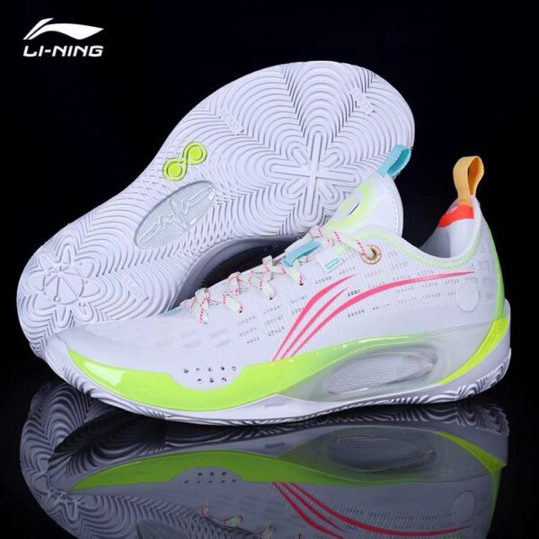 Li Ning Way of Wade 808 II 2 Energy Basketball Shoes White Noen Green ...