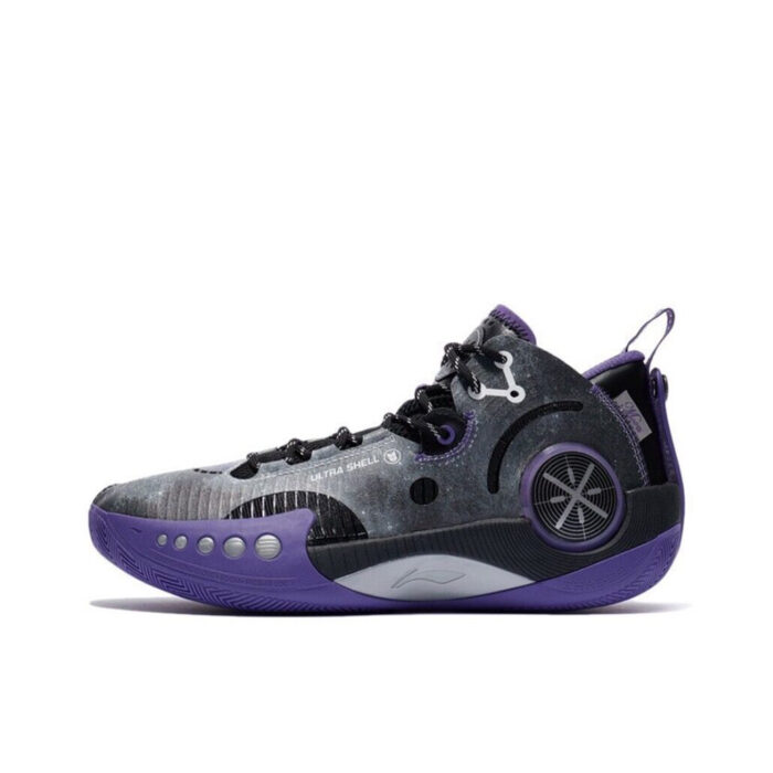 LiNing WOW9 Wade Shadow 3 Purple/ Black 3M Reflective Rock Grey Basketball Shoes