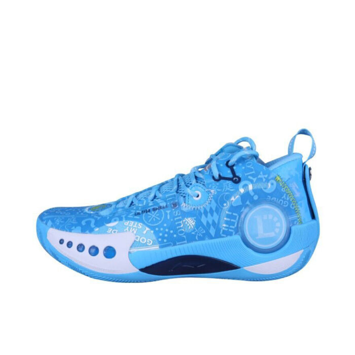 LiNing WOW9 Wade Shadow 3 "God Guide My step" Sky Blue Fashion Basketball Shoes Limited Edition