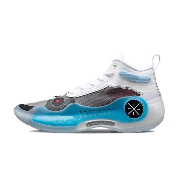 LiNing Way of Wade 10 "TNS" Fashion Basketball Shoes in White/Blue