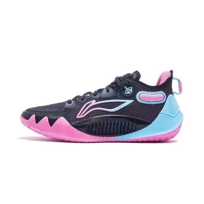 Li-Ning Jimmy Butler JB 1 "Sunrise" Premium Boom Fiber Signature Basketball Shoes Black/Pink/Blue