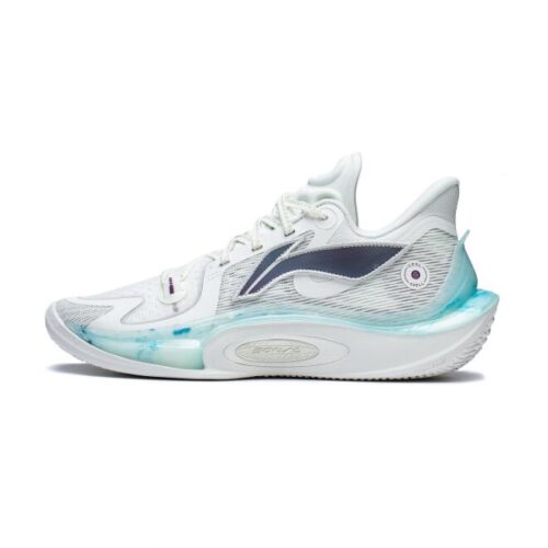 Li-Ning Sonic 11 "Ride Waves" Professional Basketball Shoes White/Blue