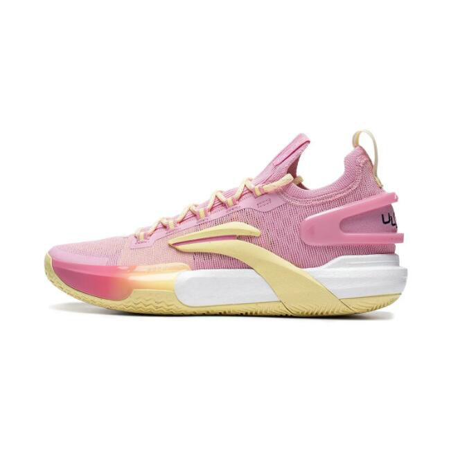 Li Ning Speed 9 Ultra Low Fred VanVleet “Honey Peach" Premium Boom Basketball Shoes Pink/ Yellow 