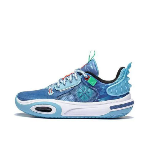 Li Ning Way of Wade All City WOW AC 11 "Paris" Basketball Shoes For Kids Youth Boys and Girls Denim Blue
