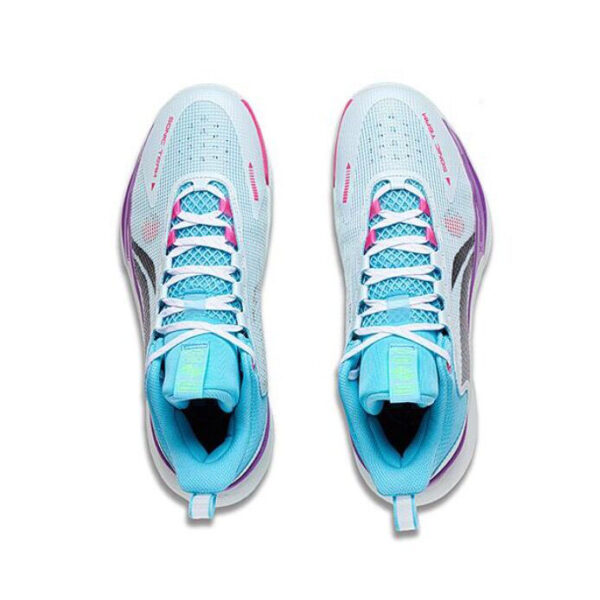 Li-Ning Sonic Team Professional Basketball Shoes Blue purple – LiNing ...