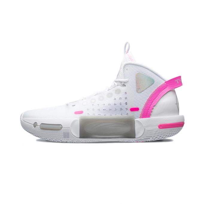 Li-Ning Way of Wade Shadow 4 D'Angelo Russell Basketball Shoes White Pink Grey