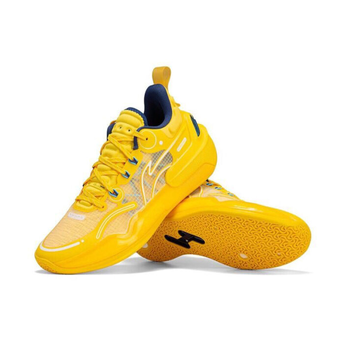 LiNing Yushuai 16 V2 Low "Marquette" Premium Boom Basketball Shoes Yellow - Image 3