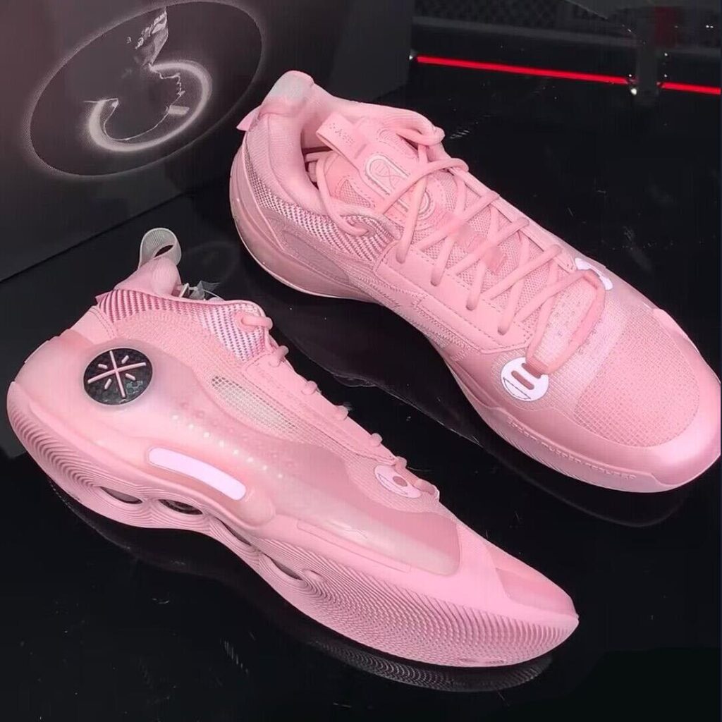 Li Ning Way of Wade 10 LOW "Cherry Blossom" Premium Boom Basketball Shoes Pink LiNing Way of