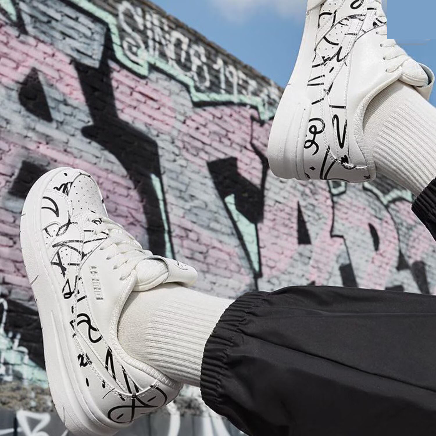 LiNing Way of Wade x Artist DFT Collaboration Casual Sneakers for Men Women Youth Kids - Image 8