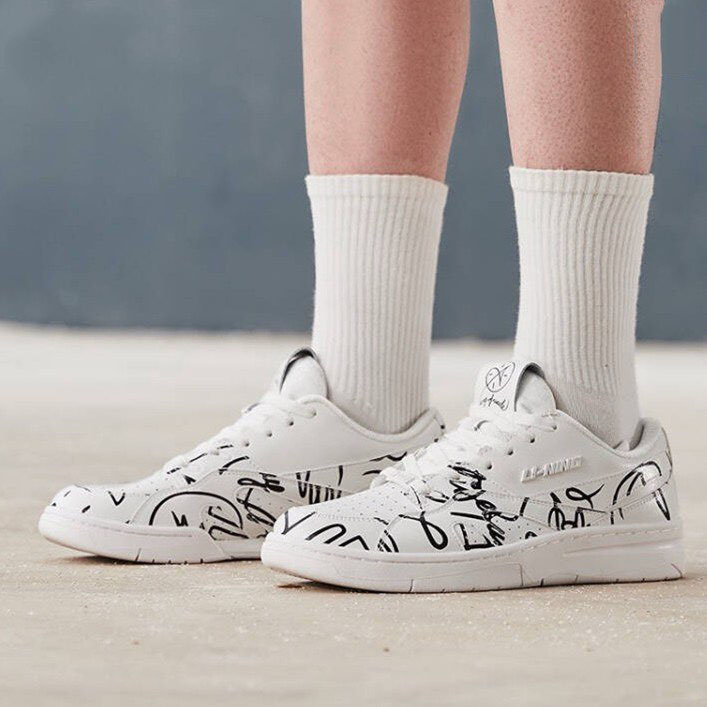 LiNing Way of Wade x Artist DFT Collaboration Casual Sneakers for Men Women Youth Kids - Image 9