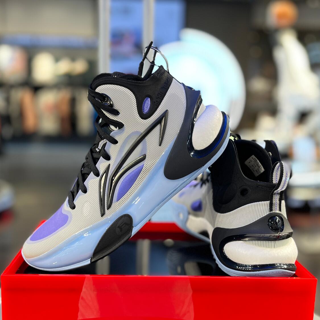 LiNing Yu Shuai 17 High Premium Boom Basketball Shoes in White