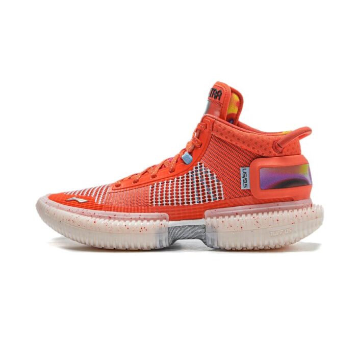 2023 New LiNing Bad Five 3 Ultra "NEON" Premium Boom Basketball Sneakers Orange