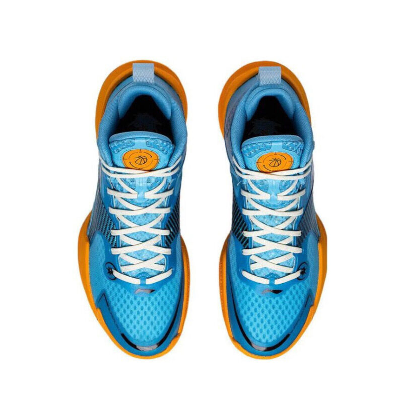 Li-Ning superlight premium boom basketball shoes in Blue/Orange ...