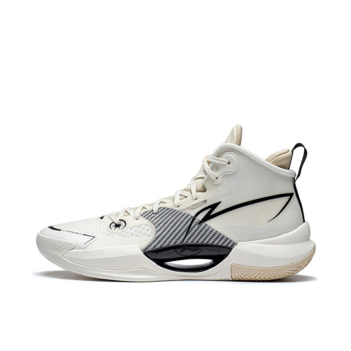 2022 Li-Ning superlight premium boom basketball shoes in white/black