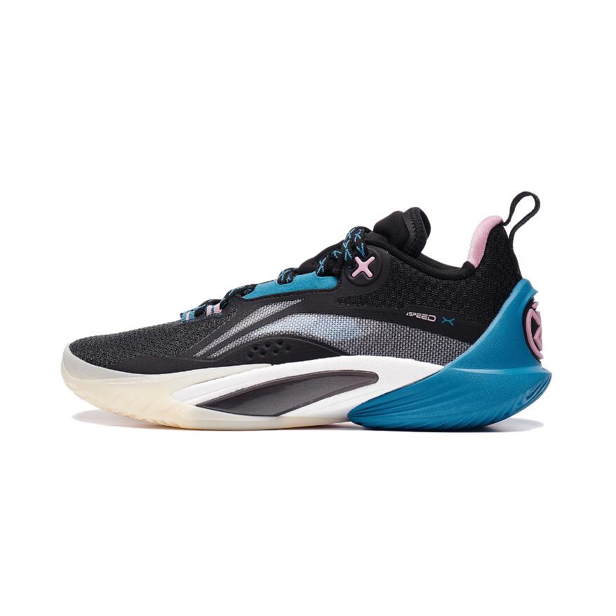 Li Ning Speed 10 Fred VanVleet Premium Boom Basketball Shoes in Black/Blue/Pink