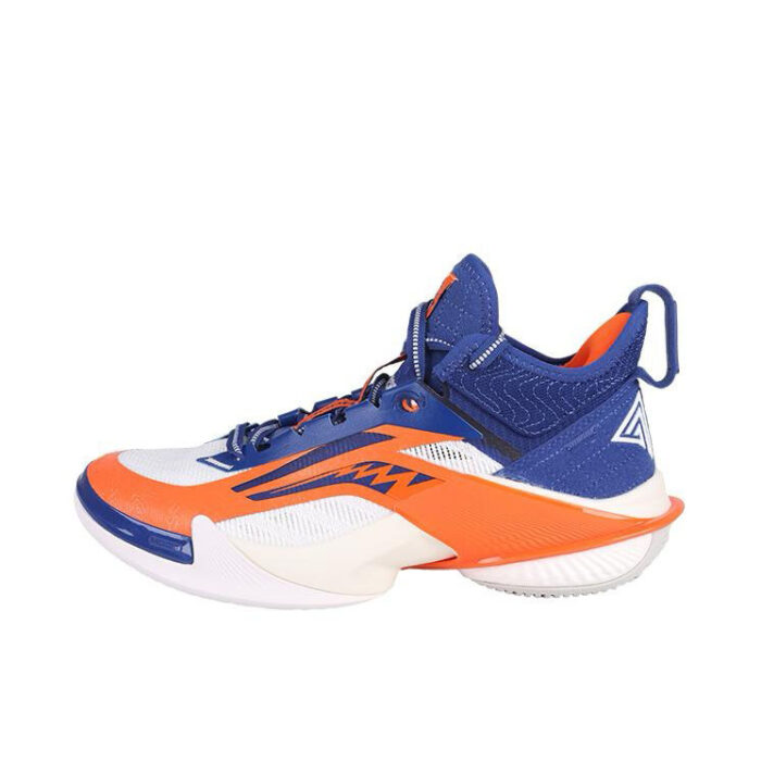 Li Ning Power 10 Premium Air Attack "ShangHai" Basketball Shoes in Blue/Orange