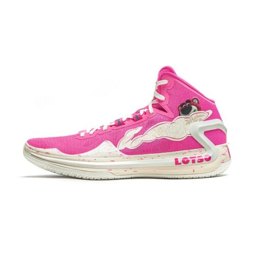 Li-Ning LiRen 4 High X Disney Lots-o'-Huggin' Bear Premium Boom Basketball Shoes Pink