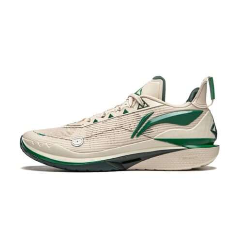 Li-Ning Jimmy Butler JB2 Basketball Sneakers Grey/Green for basketball, tennis, and volleyball games.
