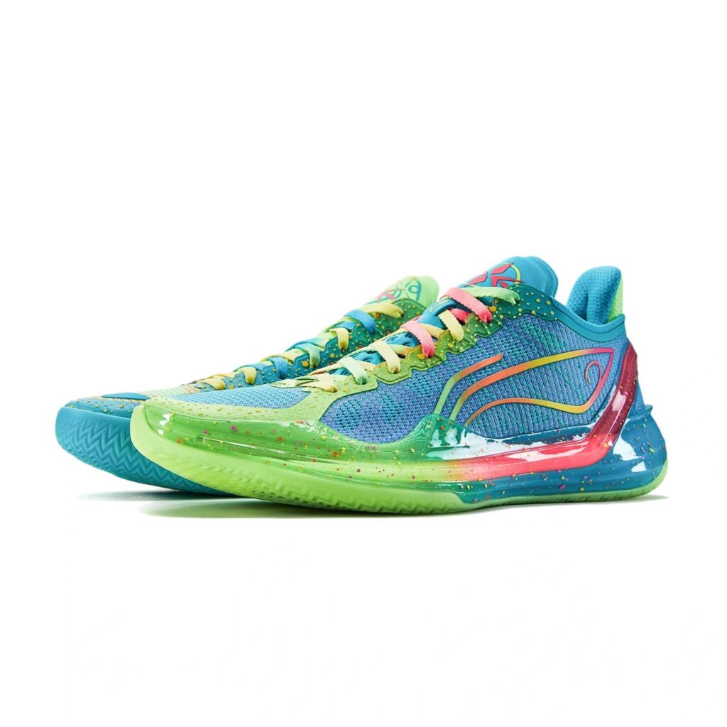 LiNing Sharp Edge LiRen 4 V2 Low “Poison Frog” Lightweight Basketball ...