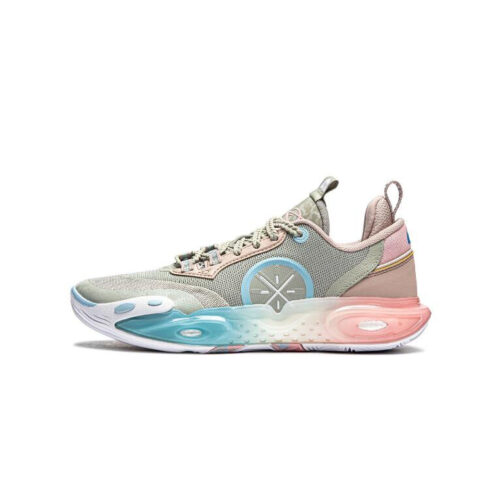Li Ning Way of Wade All City WOW AC 12"Origin" Basketball Shoes For Kids Youth Boys and Girls Green/Brown/Pink