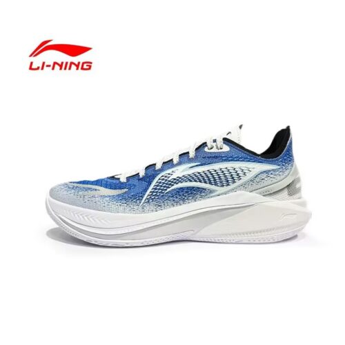 Li-Ning Sonic 12 V2 Lightweight Bouncy Basketball Shoes Blue/White