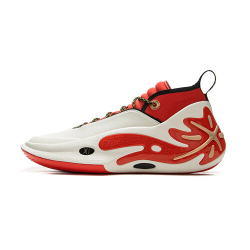 LiNing Way of Wade 11 "Overtown" Premium Boom Basketball Shoes White/Red