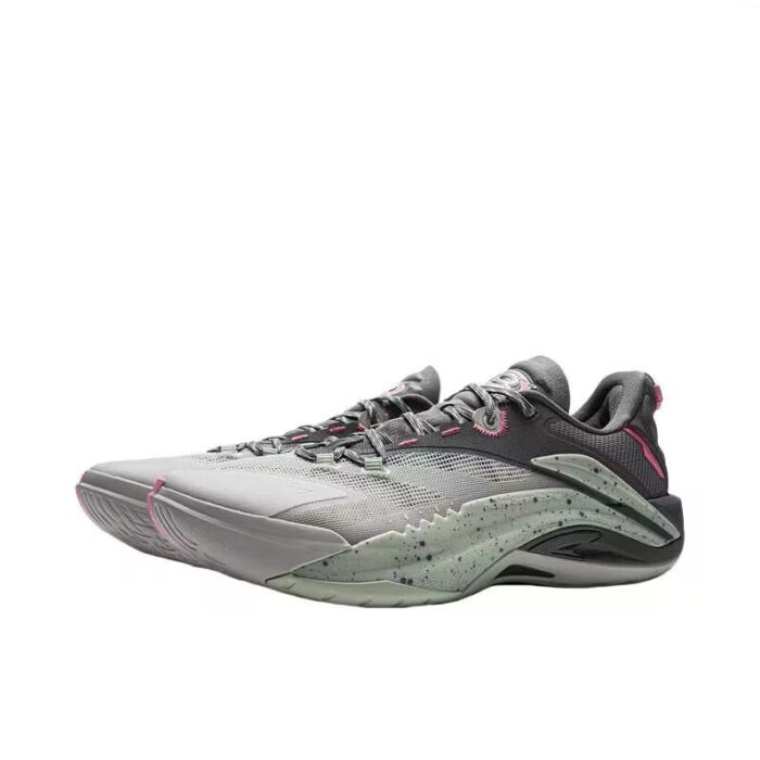 LiNing BadFive Guerrilla 1 Super Bouncy Outdoor Basketball Shoes in Grey - Image 2