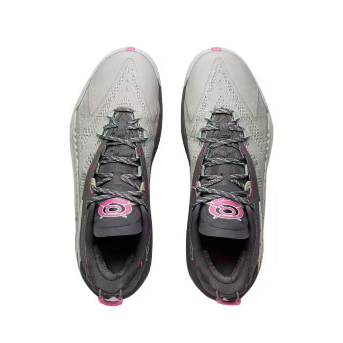 LiNing BadFive Guerrilla 1 Super Bouncy Outdoor Basketball Shoes in Grey - Image 4