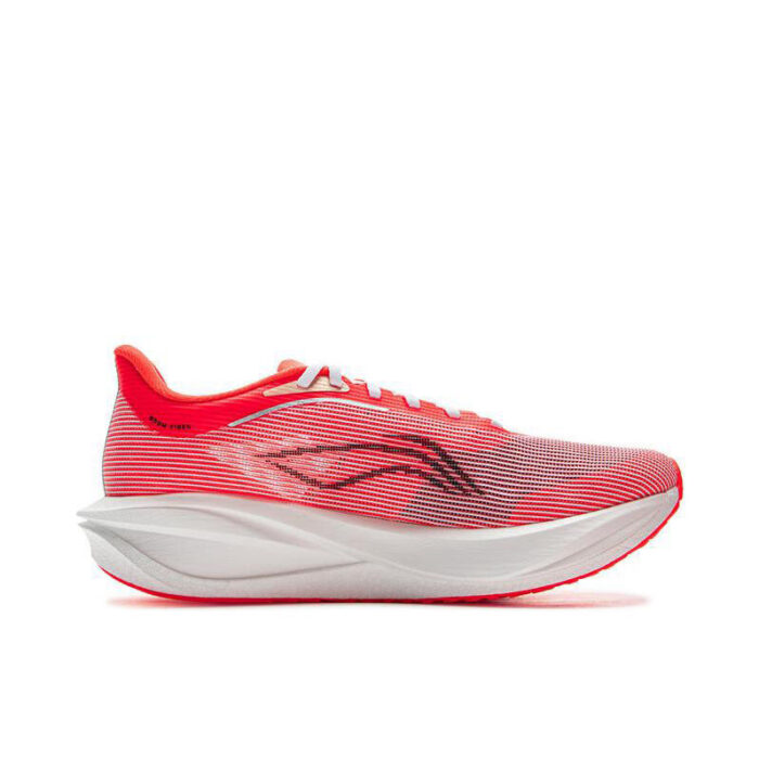 LiNing Challenger 5 Racing Running Shoes in Fruit Red - Image 3