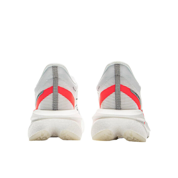 LiNing Challenger 5 Racing Running Shoes in White/ Red - Image 3