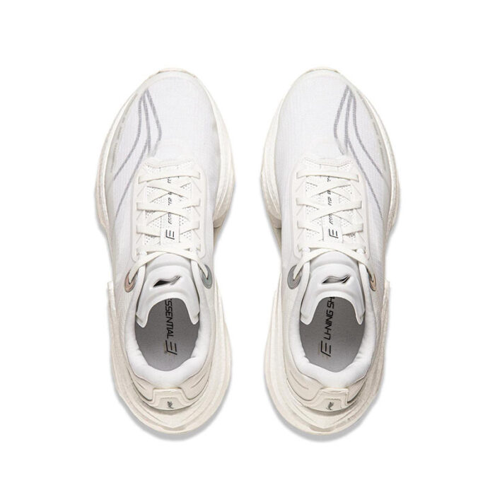 Li Ning Shadow 3 Essential Futuristic Running Shoes in Milky White - Image 4