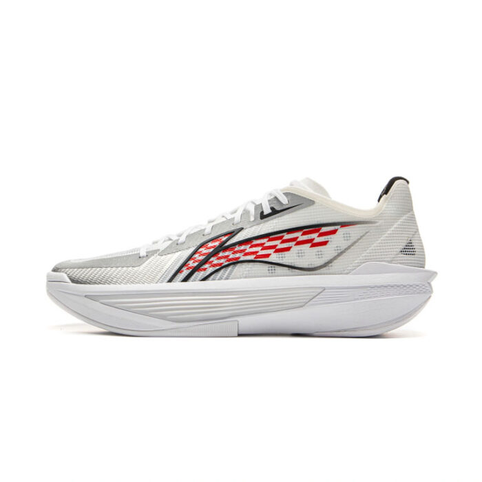 2025 Li-Ning Superlight  ULTRALIGHT Top Light Boom  basketball Shoes in Standard white/silver