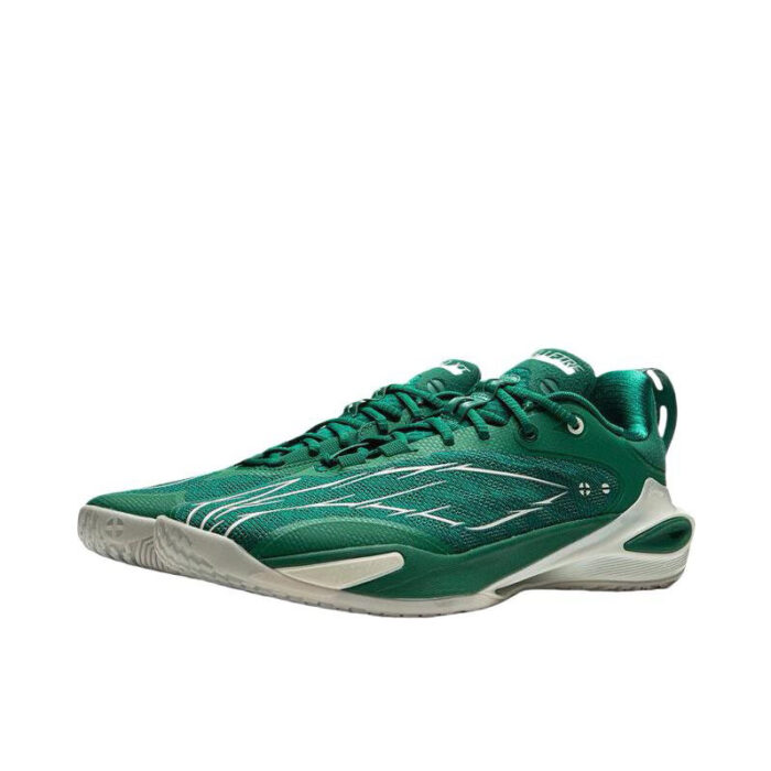 LiNing Speed 11 Low  “ Hello Fire ” Double Boom Basketball Shoes in Stone green - Image 3