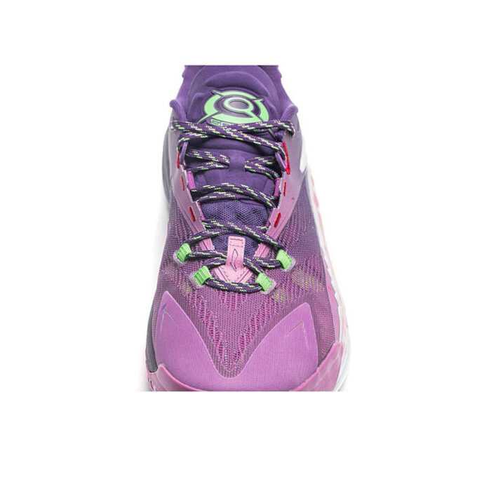 LiNing BadFive Guerrilla 1 Super Bouncy Outdoor Basketball Shoes in purple white - Image 10