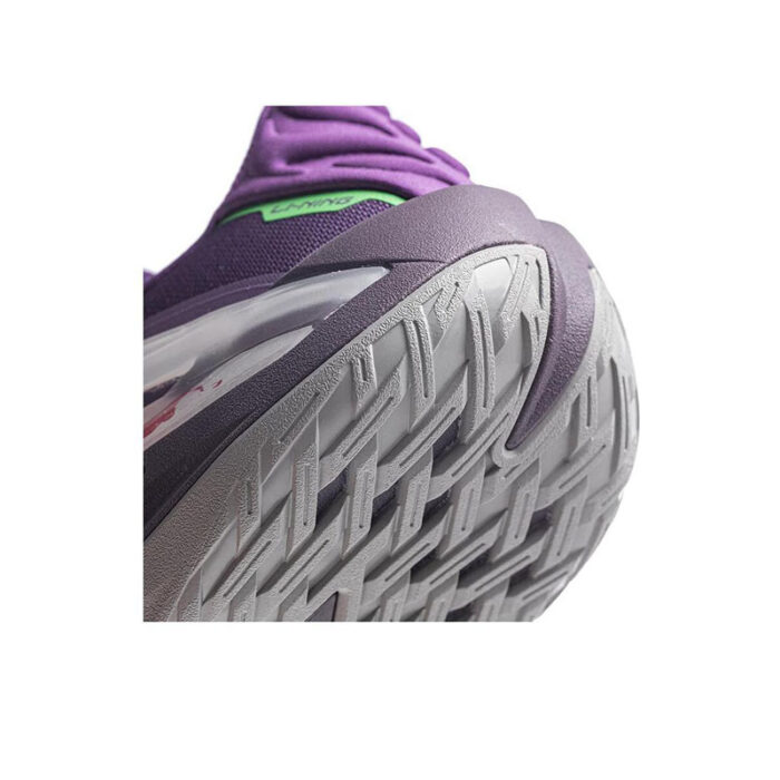 LiNing BadFive Guerrilla 1 Super Bouncy Outdoor Basketball Shoes in purple white - Image 12