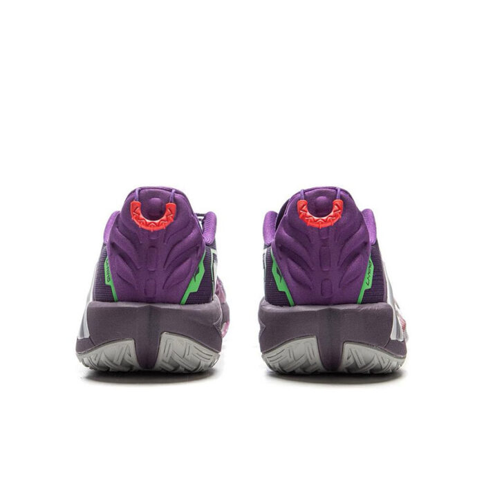 LiNing BadFive Guerrilla 1 Super Bouncy Outdoor Basketball Shoes in purple white - Image 4