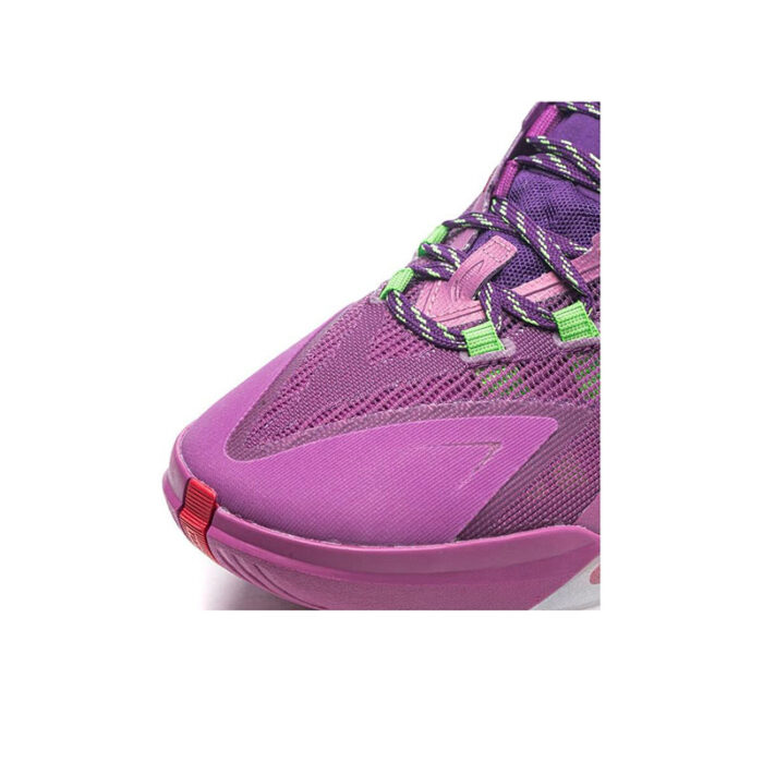 LiNing BadFive Guerrilla 1 Super Bouncy Outdoor Basketball Shoes in purple white - Image 8