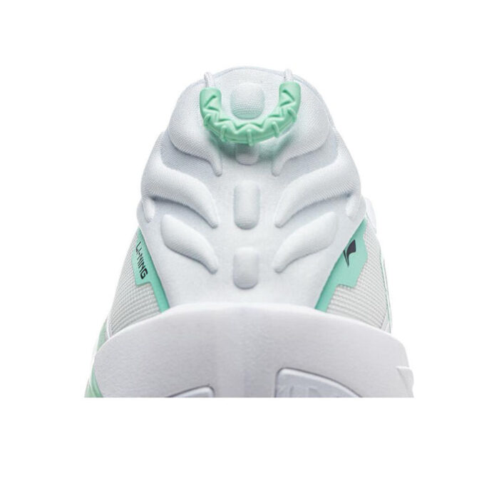 LiNing BadFive Guerrilla 1 Super Bouncy Outdoor Basketball Shoes in white green - Image 7