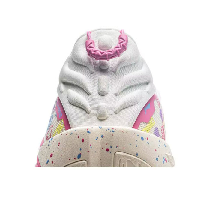 LiNing BadFive Guerrilla 1 "Valentines Day" Super Outdoor Basketball Shoes White/Pink - Image 9