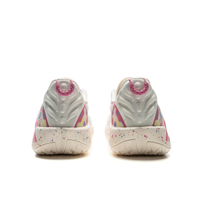 LiNing BadFive Guerrilla 1 "Valentines Day" Super Outdoor Basketball Shoes White/Pink - Image 4