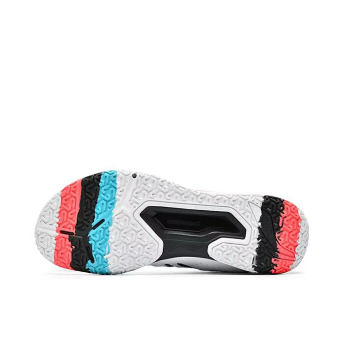 LiNing Badminton TF02 Lite Trainers White/Black/Pink for Men Women Kids Boys and Girls - Image 3