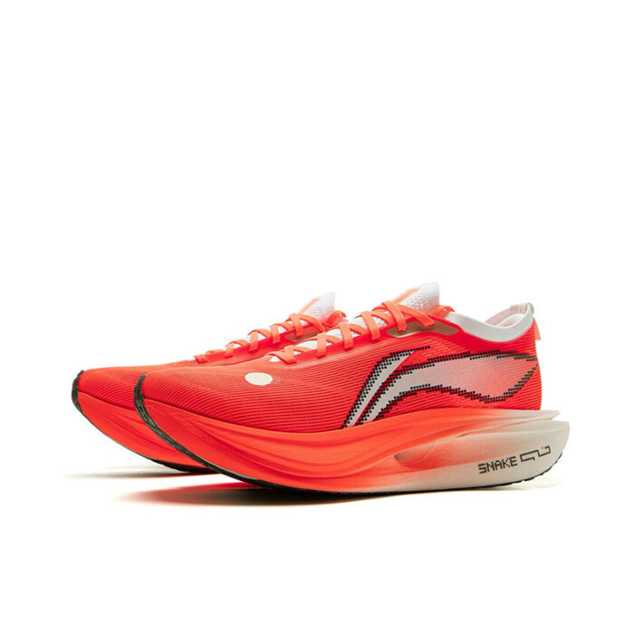 LiNing Challenger 5 ELITE  Running Shoes in Red - Image 3