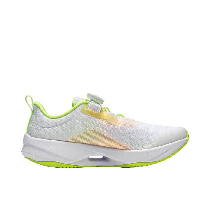 2025 Li Ning Superlight Ultra light BOOM FIBER Running Shoes For Kids Youth Boys and Girls in White/fluorescent glaze orange - Image 2