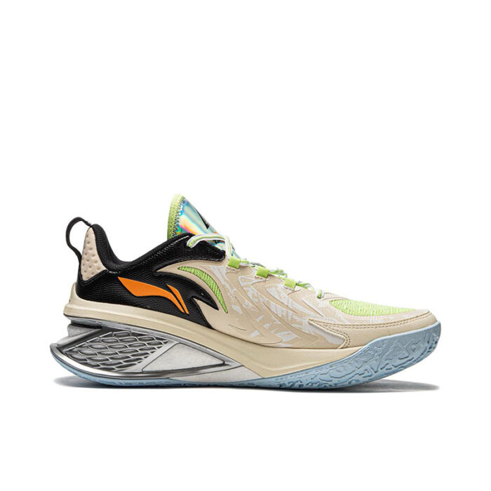 Li Ning Power 11 Premium Nucleus Aggregation Air Attack Professional Basketball Shoes in Rock white ash - Image 2