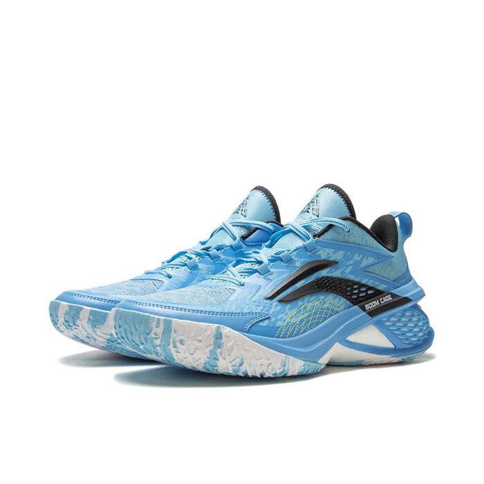 Li Ning Power 11 Premium Nucleus Aggregation Air Attack Professional Basketball Shoes in Blue - Image 3