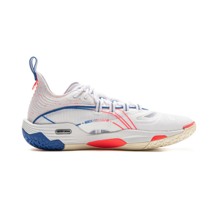 LiNing BadFive Hunting Super 1 White Blue Outdoor Basketball Shoes - Image 2