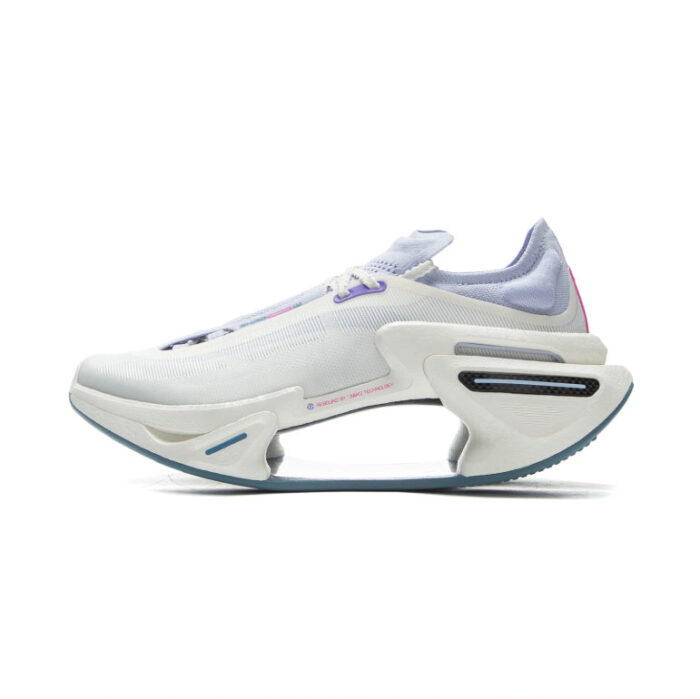 LiNing Runners Shadow 3 Pro Racing Fashion Sneakers in Champagne White/Light Twilight Blue