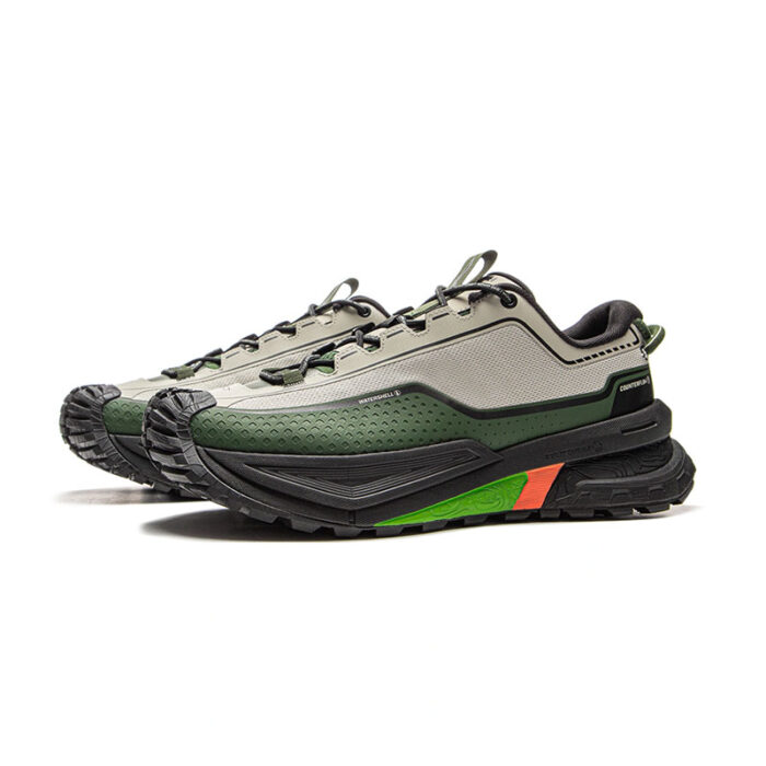 LiNing Outdoor Hiking Shoes CounterFlow Grey/Green - Image 3