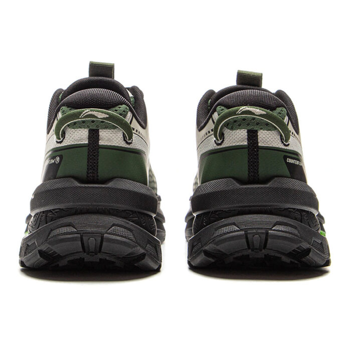 LiNing Outdoor Hiking Shoes CounterFlow Grey/Green - Image 7