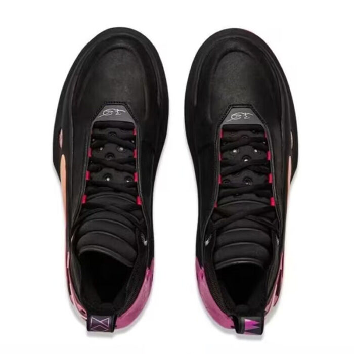 LiNing Way of Wade 11 "Sunrise" Premium Boom Basketball Shoes Black/Pink - Image 3